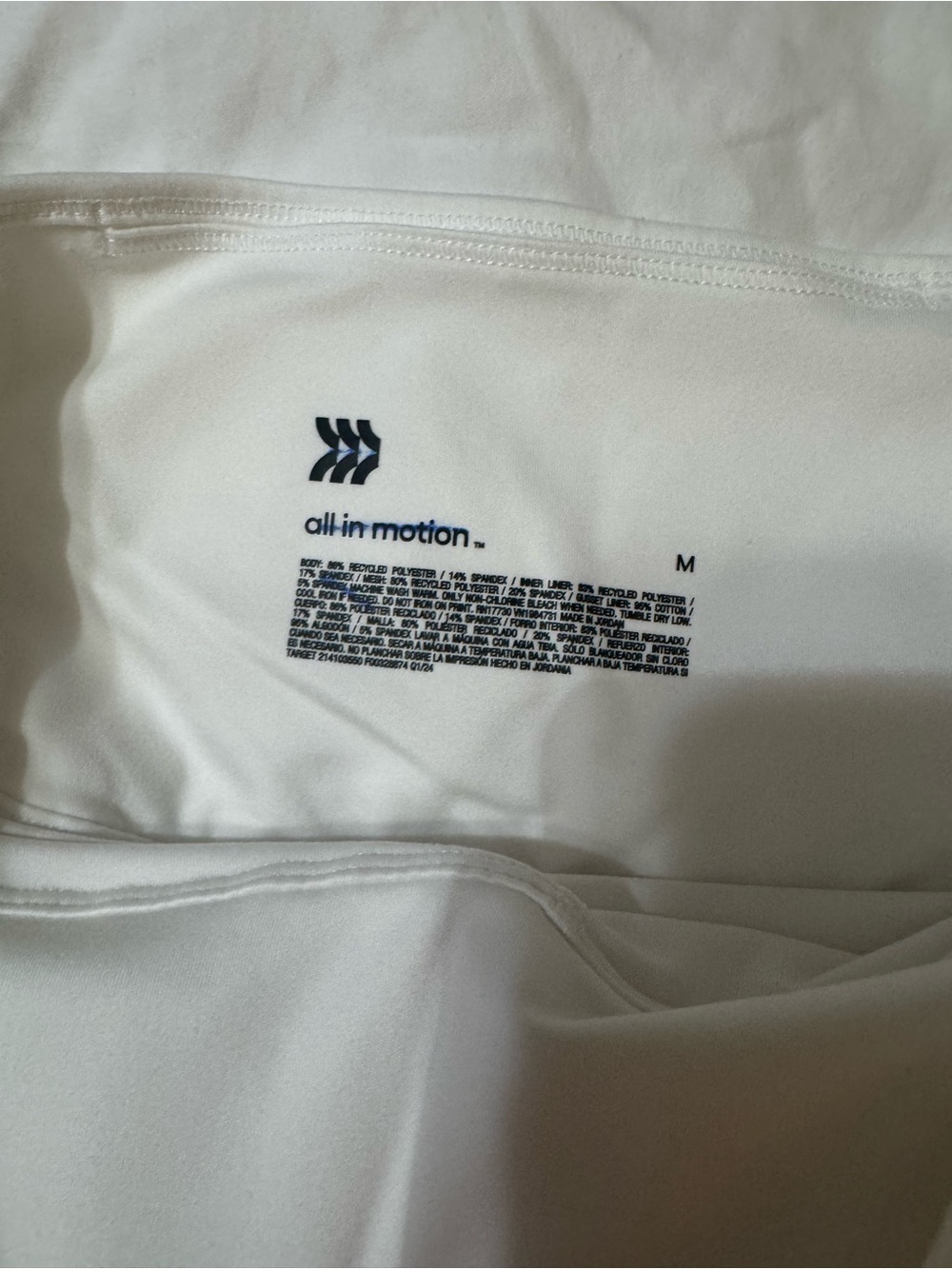 All in motion White Pleated Mini Skort - Classic Women's Skort - Picture 5 of 7
